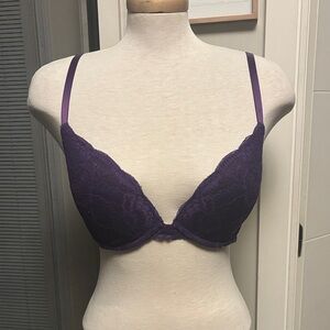 Elegant Purple Obsession Lace La Senza Bra 34 D